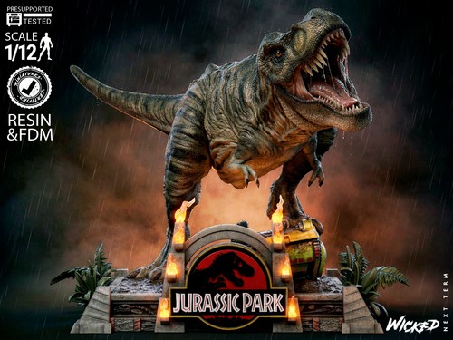 Rex jurassic park unpainted - t-rex,