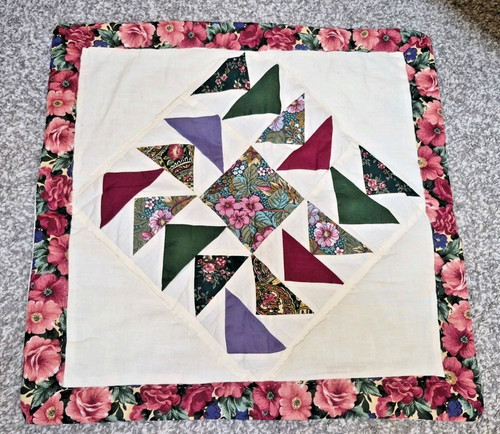 Handmade patchwork cushion - handmade,