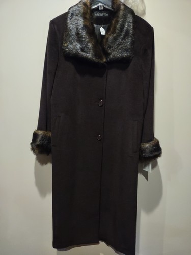 Long brown winter coat - winter,