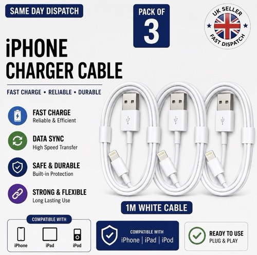 Iphone charger cable pack - iphone,
