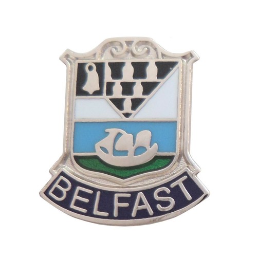 Belfast city small pin - small, badge