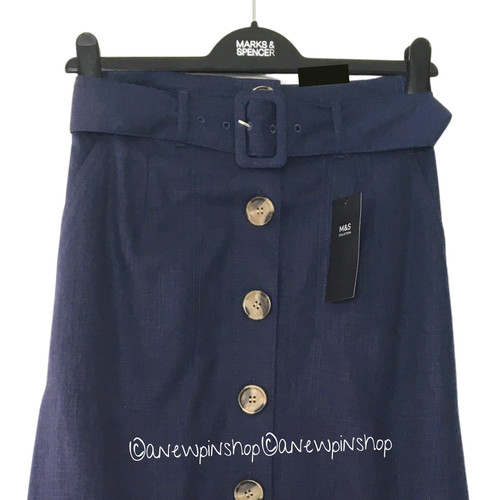 Ladies skirt navy blue - skirt,
