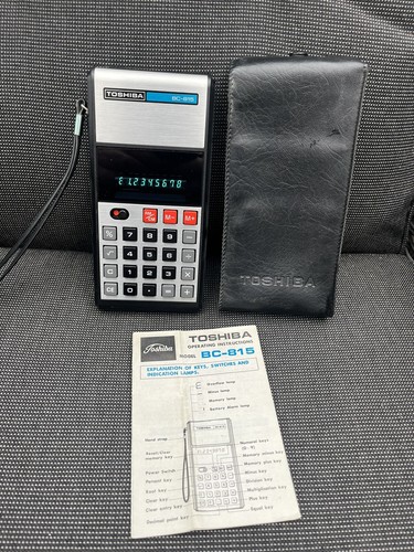 Toshiba 815 calculator led - toshiba,