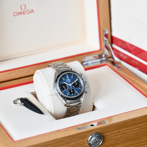 Omega speedmaster racing blue - speedmaster,