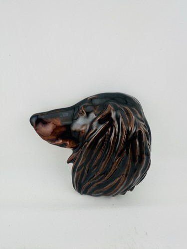 Vintage ceramic dog - vintage, head