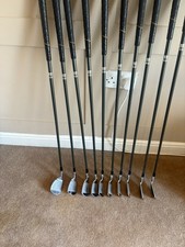 Bridgestone J’s Professional Weapon Irons. 1,3,4,5,6,7,8,9,pw,sw. Stiff Shaft.