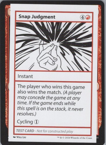 Snap judgment mystery - snap,