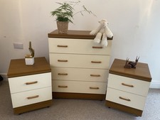 Vintage Teak Cream Bedroom