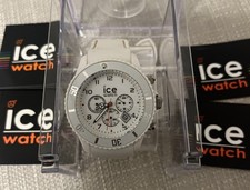 White Quartz Ice Watch with