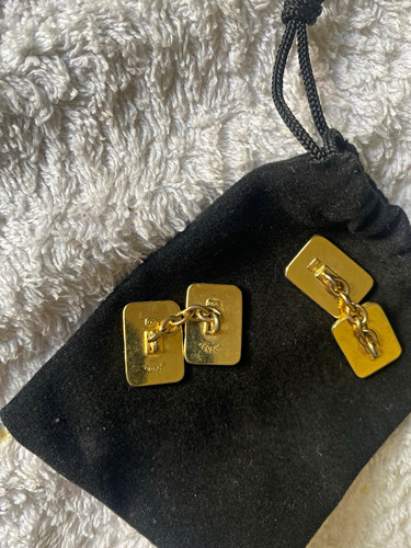 Vintage gold tone playing - vintage,