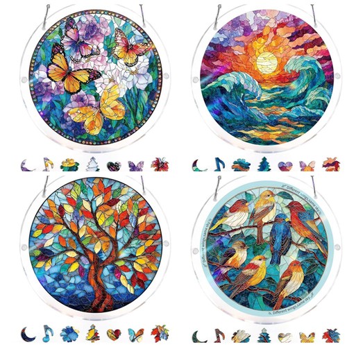 Acrylic jigsaw puzzle - acrylic,