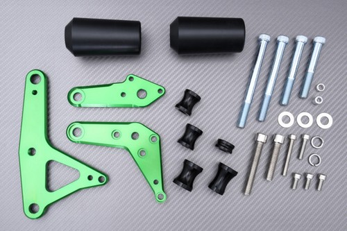 Green pair frame sliders - green, /