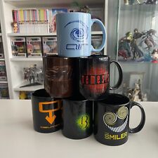 x6 Alton Towers Theme Park Ride Mugs: Air, Rita, Oblivion, Nemesis, Smiler, 13