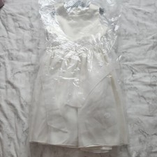 White Embellished Special Occasion Dress By Cinderella Age 8 