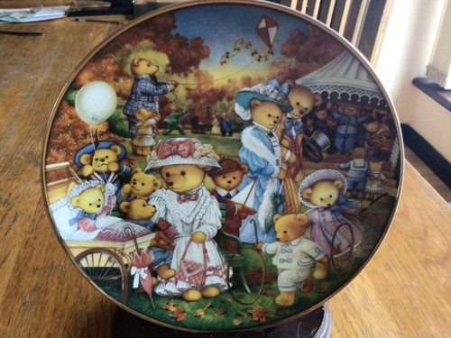 Teddy bear plate - bear,