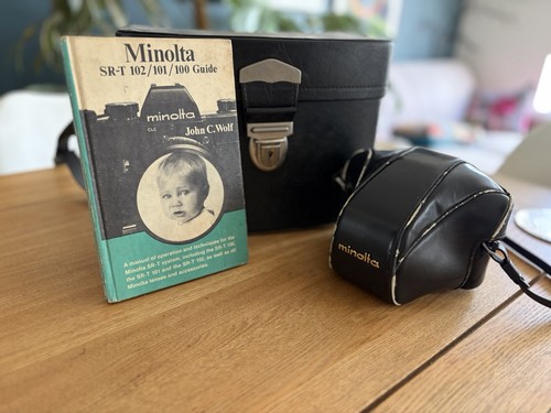 Minolta srt303b 35mm film slr - minolta,