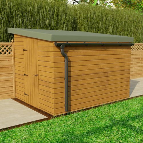 Galeco steel gutter small - steel, shed