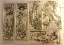 Craft Stamps. ART DECO Ladies