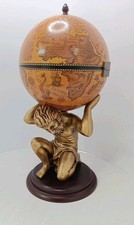  Wooden Globe Drinks Cabinet 