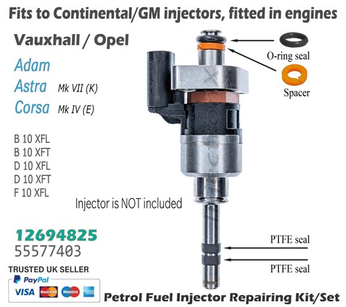 Fuel injector service kit - fuel,