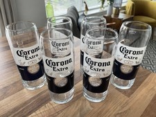 6 X Corona Extra 1925 Pint Glasses Man Cave Home Bar Pub EXCELLENT CONDITION