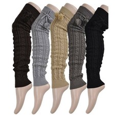Knit Stocking Long Socks Boot