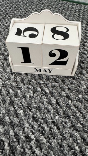 Vintage wooden perpetual - vintage,