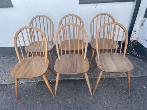Ercol oval dining table set - dining,