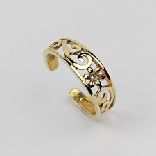 Filigree Flower Scroll Design