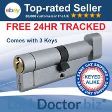 Maxus Euro Thumbturn Cylinder Lock Keyed Alike Come w/3 Keys *FREE 24HR SHIPPING