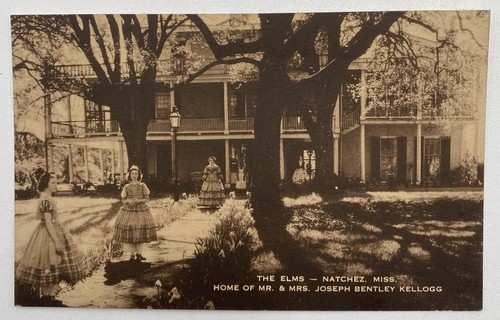 Postcard the elms home of - the,