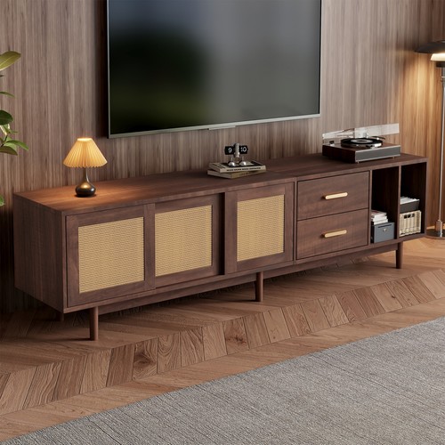 Stand cabinet rattan - cabinet,