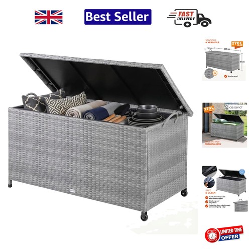 Practical 270l rattan outdoor - 270l,