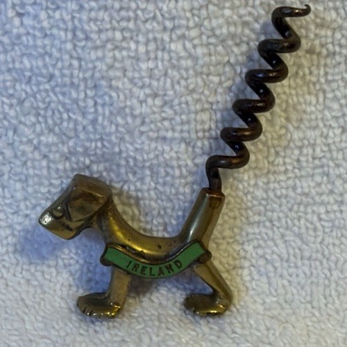 Brass dog ireland banner - dog,,