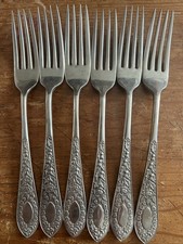 Vtg 6 X Silver Plated Potter
