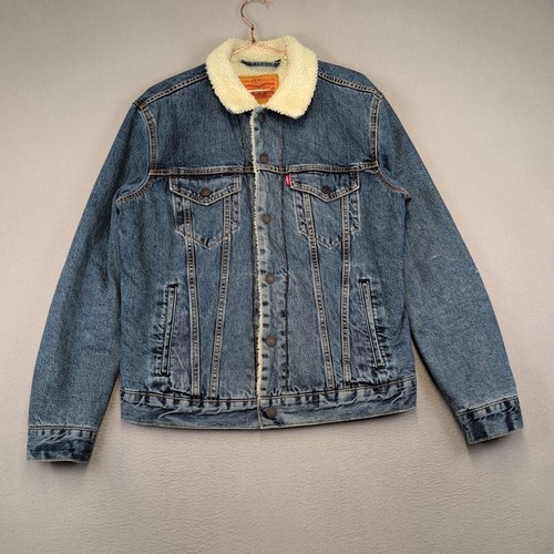 Levi sherpa denim trucker - sherpa,