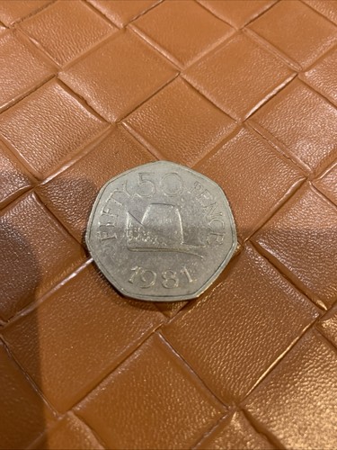 1981 bailiwick guernsey 50p - 1981,