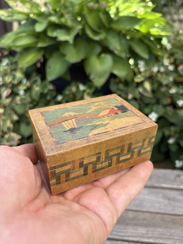 Vintage japanese inlaid - japanese, wood
