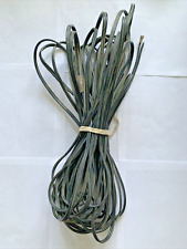 25m Black Twin Shotgun Satellite Coaxial Extension Cable Lead For Sky Plus HD TV