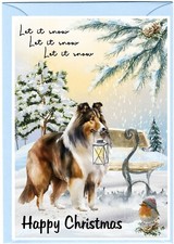 Rough Collie Dog A6 (4"x 6")