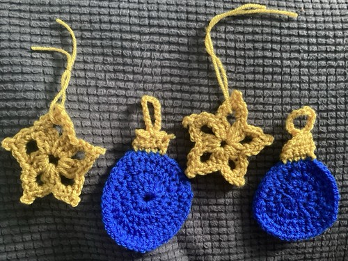 Set handmade crochet - set, of