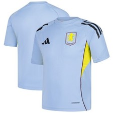 Aston Villa adidas Training Jersey - Light Blue - Kids