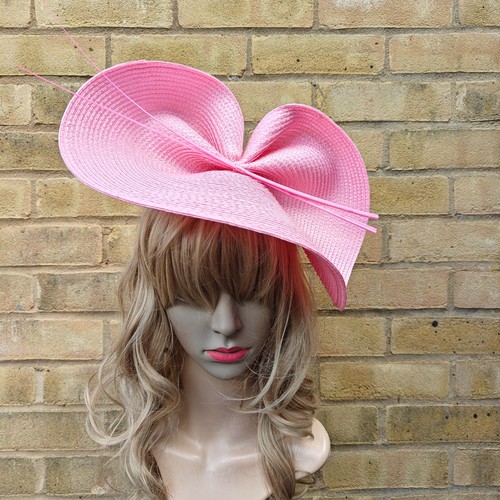 Bubble gum pink fascinator - bubble,