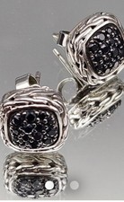 John Hardy  Earrings ,Carved