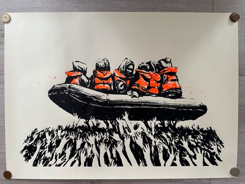 Banksy glastonbury inflatable - banksy,