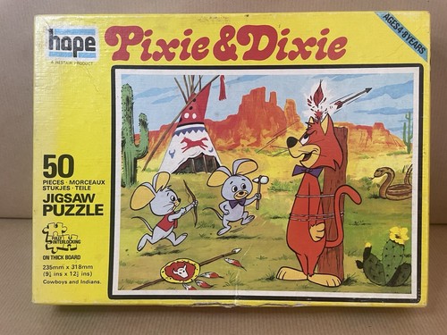 Vintage pixie dixie jigsaw - vintage,