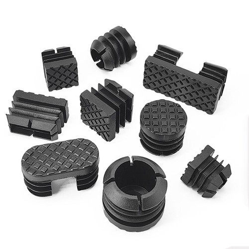 Square end caps plastic tube - square,
