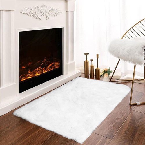 Latepis white throw rug - rug, *