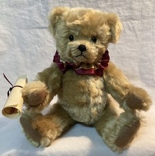 Vintage Little Treasures William Wheat Jointed Mohair Teddy Bear Limited Edition