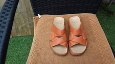CLARKS WORN ONCE SLIP ON